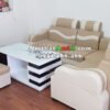 Hình ảnh Bộ ghế sofa đẹp rẻ Hà Nội tại phòng khách nhà khách hàng