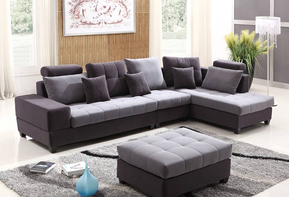 Hình ảnh cho mẫu ghế sofa nỉ được sản xuất theo yêu cầu tại kho nội thất AmiA