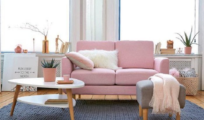 Hình ảnh sofa nhỏ xinh đẹp mê ly trong không gian phòng khách đẹp