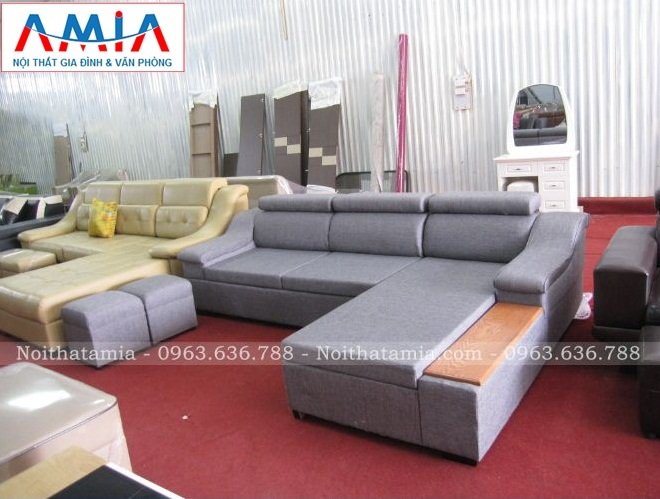 Mua ghe sofa ni 3 cho tay vin go goc chu l AmiA 098