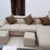 Hình ảnh Sofa đẹp gia chữ L của Nội thất AmiA bài trí trong phòng khách nhà khách hàng
