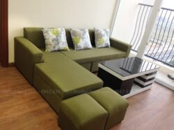 Hình ảnh đại diện cho mẫu ghế sofa đẹp nỉ chữ L AmiA SFN110