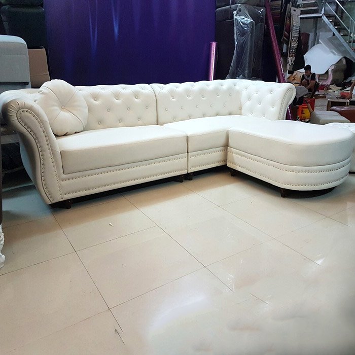 hinh anh sofa vang da dep tan co dien mau trang