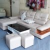 Hình ảnh Mẫu ghế sofa da đẹp chụp tại Tổng kho nội thất AmiA