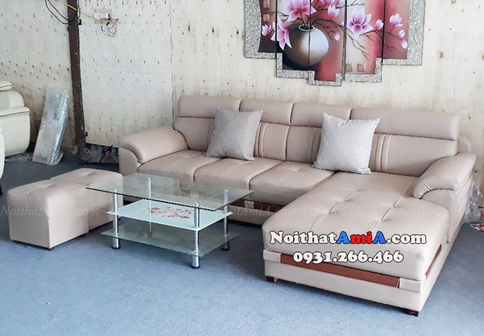 Hình ảnh Ghế sofa da đẹp cho phòng khách thật đẳng cấp và thời thượng