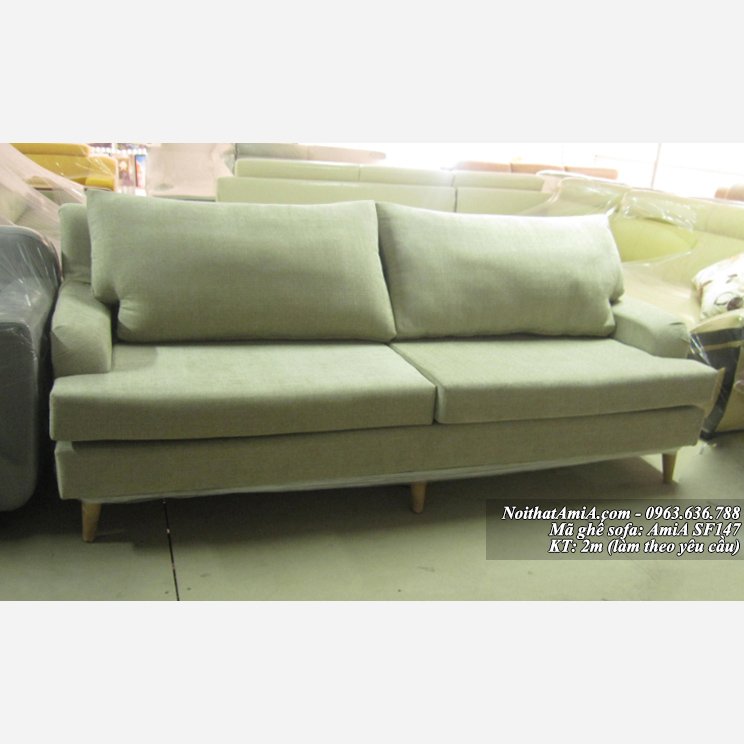 Ghe sofa vang 2 cho nho xinh dep hien dai AmiA SFN147