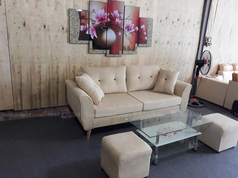 Hình ảnh Ghế sofa văng đẹp hiện đại cho không gian căn phòng khách nhỏ