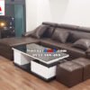 Hình ảnh ghế sofa đẹp da góc chữ L cho phòng khách nhà chung cư