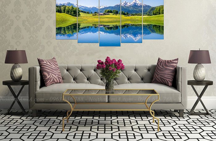Hình ảnh Mẫu ghế sofa văng đẹp hiện đại và sang trọng cho không gian căn phòng đẹp
