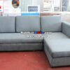 Hình ảnh Ghế sofa nỉ chữ L kích thước nhỏ xinh cho căn phòng nhỏ