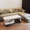 Sofa phòng khách hiện đại tay ốp gỗ AmiA 179