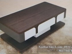 Hình ảnh bàn trà bàn sofa mặt gỗ mã AmiA BT 21