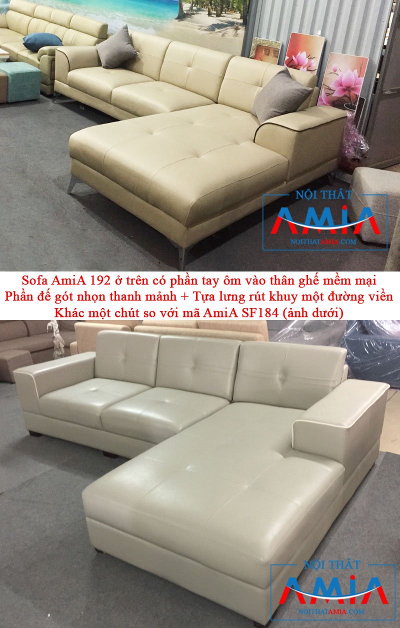 Ghế sofa Amia 192 và ghế sofa AmiA 184
