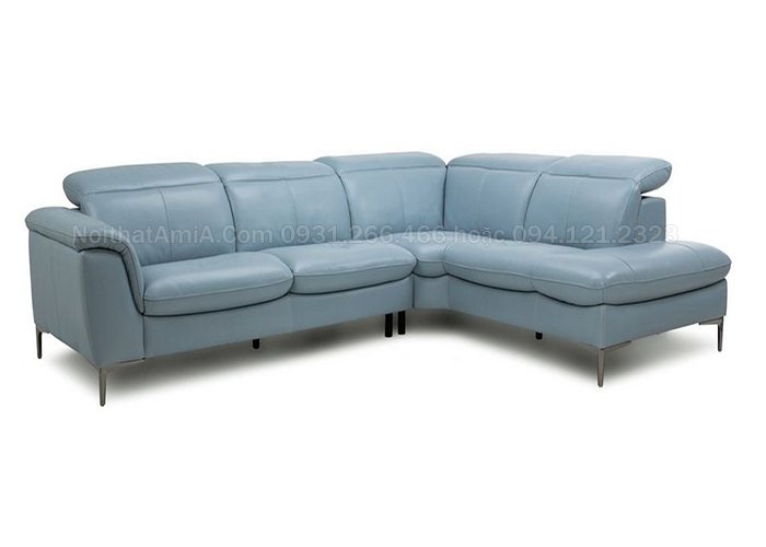 Hình ảnh mẫu sofa da góc chữ L sang trọng bán chạy SFD209