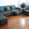 Ghế sofa da hiện đại đẹp SFD205