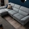 Mẫu sofa da đẹp sang trọng bán chạy SFD211 xanh kem