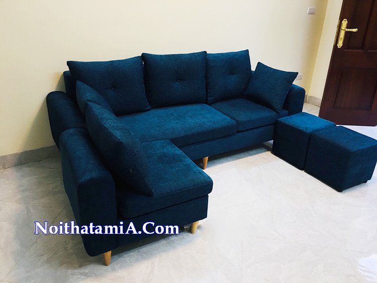 Mẫu ghế sofa văng đẹp SFN219 thực tế tại nhà khách