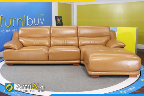 Bộ ghế sofa phòng khách kiểu góc đẹp AmiA SFG120602