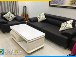 Ghế sofa văng màu đen sang trọng AmiA SFD2720