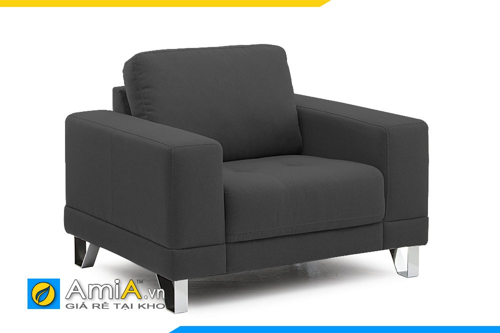 Ghế sofa đơn màu đen