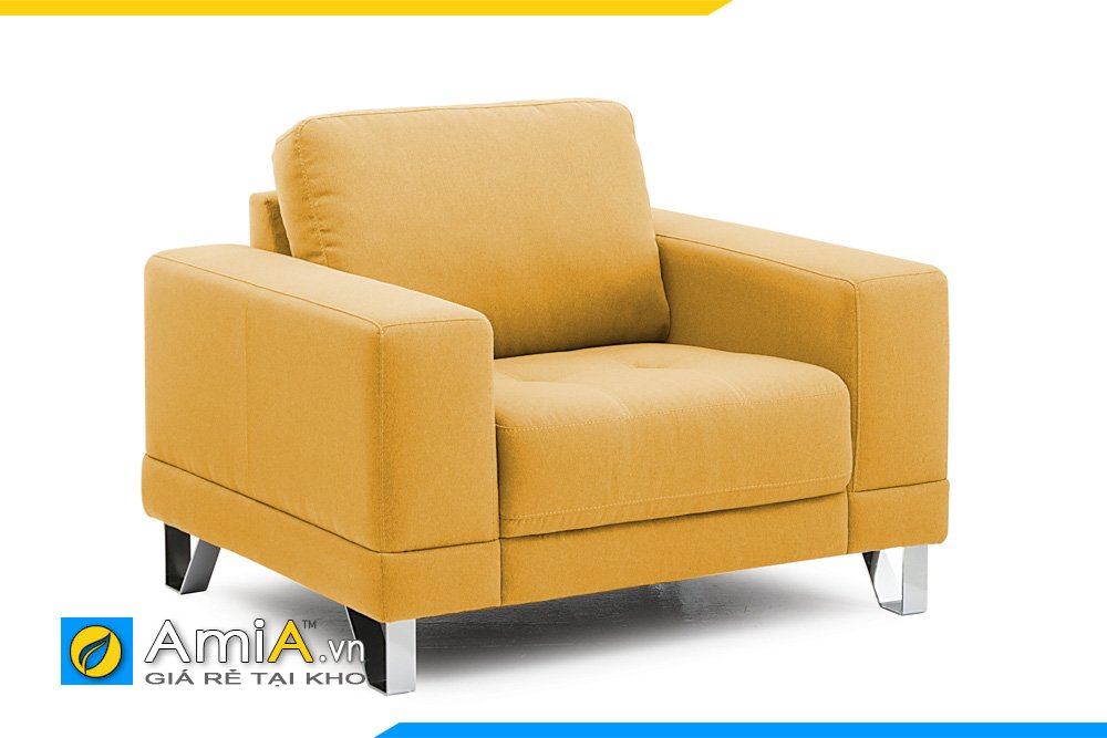 ghế sofa đơn màu vàng