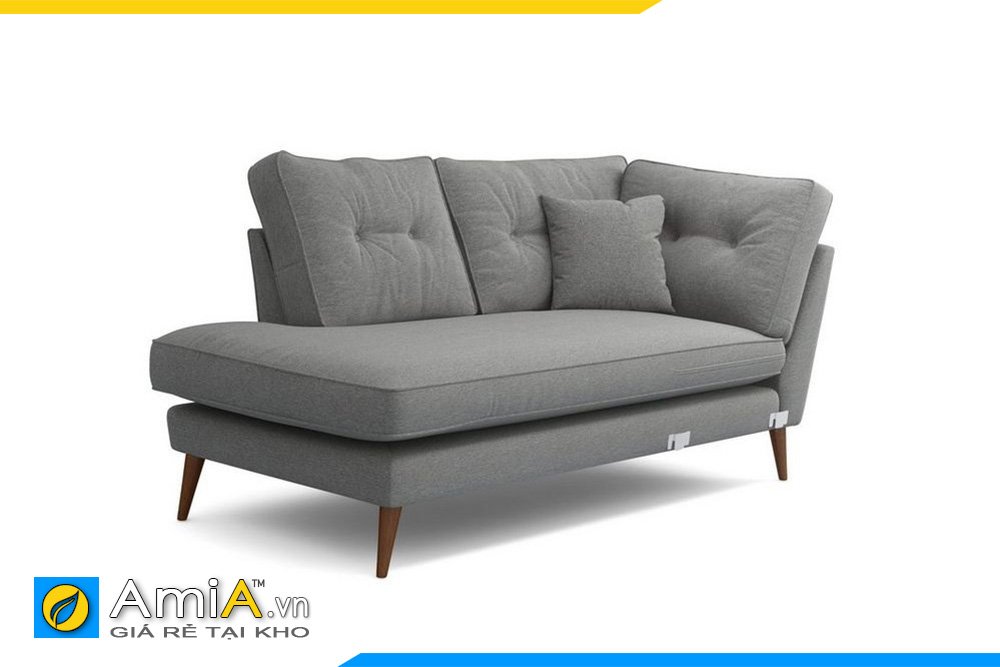 Chiếc ghế sofa đơn dài có tựa đặt trong phòng ngủ hoặc căn hộ studio