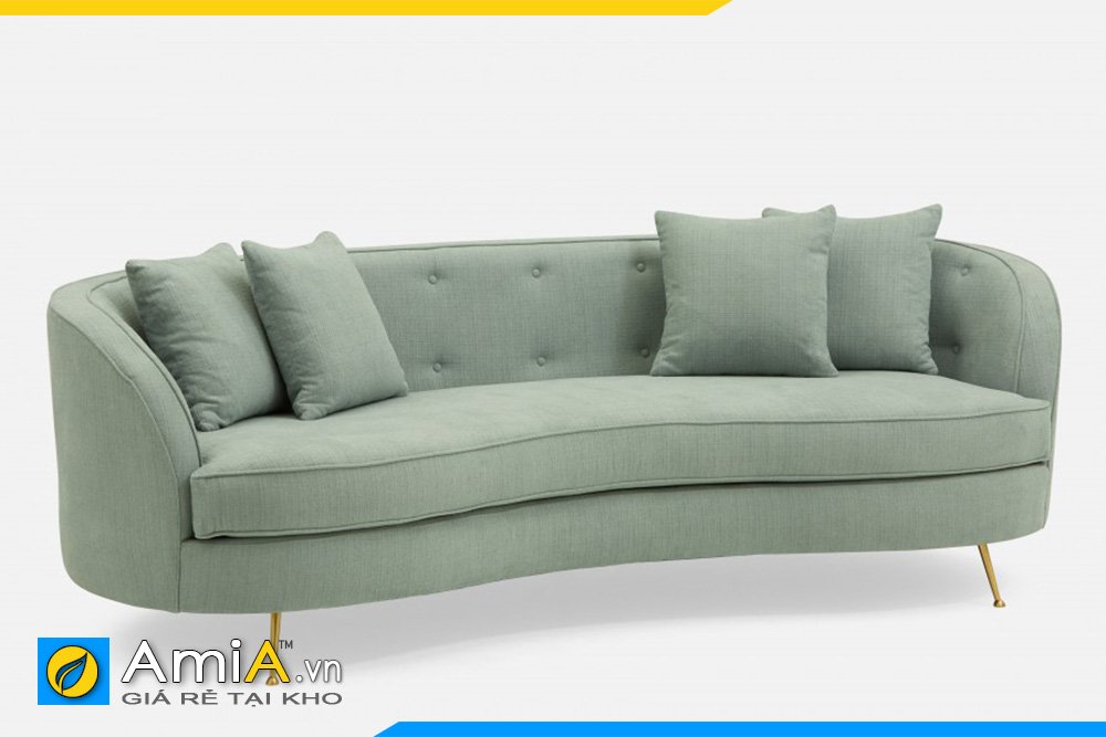 Ghế sofa văng màu xanh xám