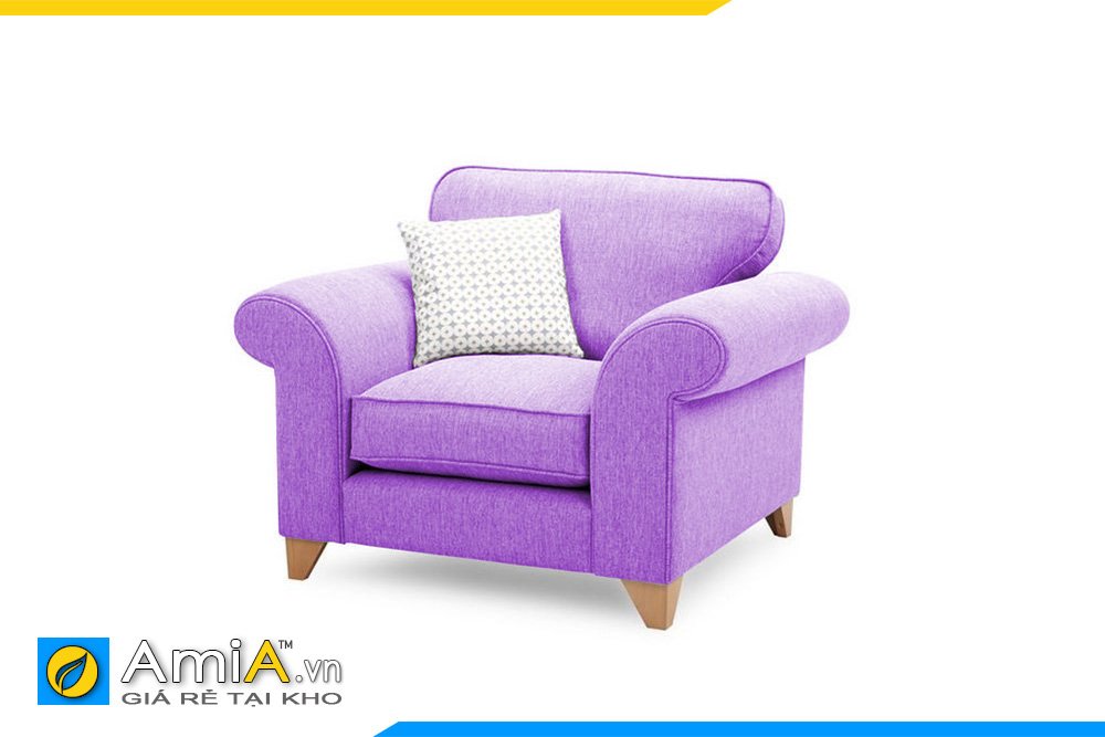 Ghế sofa nỉ màu tím Huế hợp đặt phòng ngủ cá nhân lãng mạn