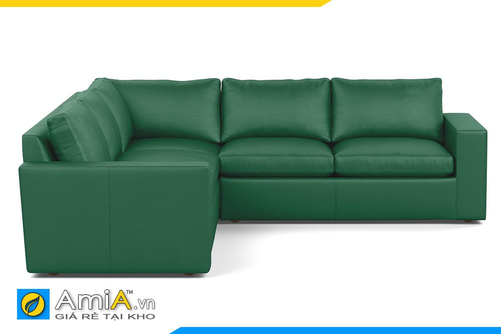 Màu xanh lá cây đậm giúp bộ sofa thêm thân thiện và dễ chịu hơn hơn sau 1 những giờ làm việc căng thẳng