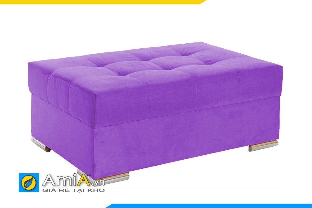 Sofa băng dài màu tím cho tiệm làm đẹp, spa