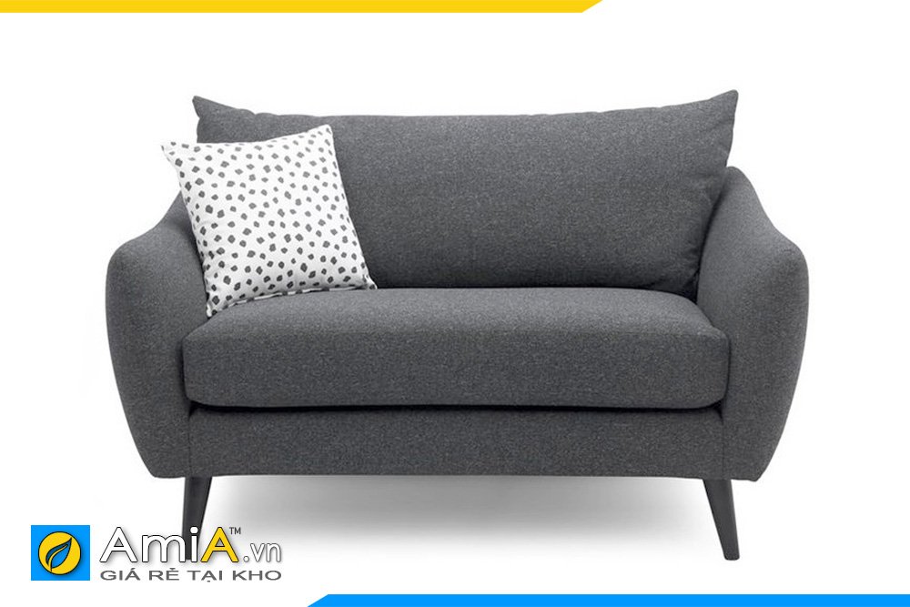 Ghế sofa nỉ màu ghi giúp phối đồ nội thất dễ dàng hơn