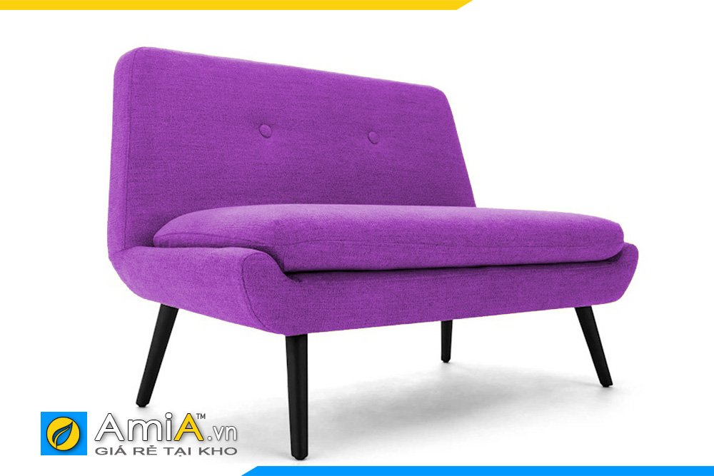 Ghế sofa đơn không tay màu tím