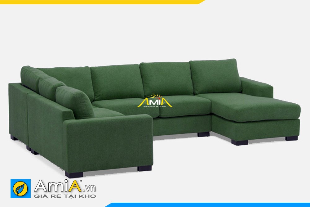 Bộ sofa chất liệu vải nỉ giúp thông thoáng trong suốt quá trình sử dụng.
