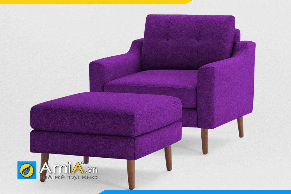 Mua sofa đơn kết hợp đôn lớn màu tím ở đâu?