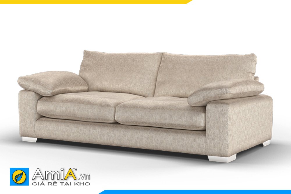 Sofa vải nỉ kiểu dáng văng 2 chỗ ngồi kích thước nhỏ cho phòng cá nhân, phòng ngủ, làm việc