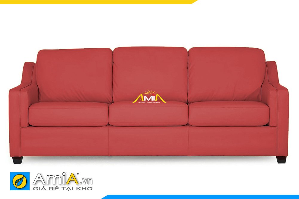 Sofa văng 3 chỗ ngồi màu đỏ cá tính thích hợp cho những chủ nhân mệnh Hỏa, Thổ để mang lại tài lộc và may mắn