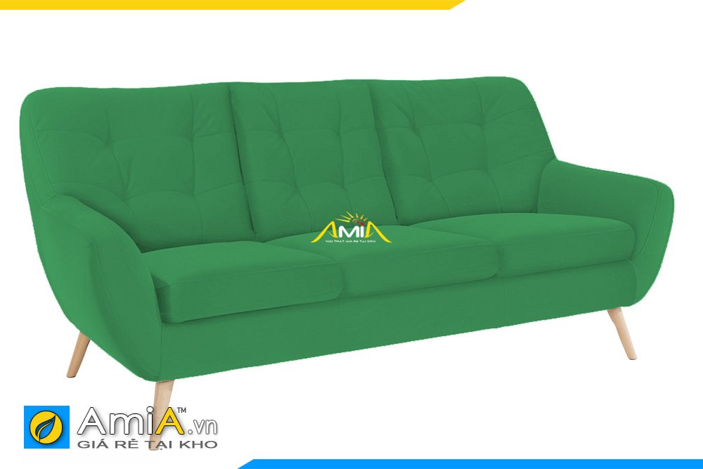 Sofa màu xanh lá sễ luôn tạo cảm giác thư thái, dễ chịu mỗi, giảm stress