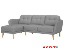 Ghế sofa góc chữ L bọc nỉ hiện đại đẹp So0005