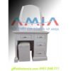 Hình ảnh cho mẫu bàn phấn, bàn trang điểm đẹp hiện đại màu trắng AmiA BTD02
